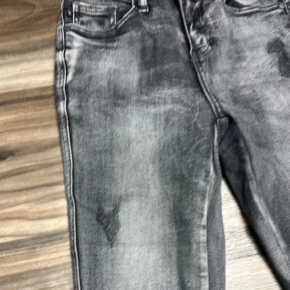 Judy Blue Jeans Women’s Size 24x26 (0/24) Distressed Skinny Gray Jeans